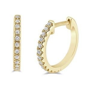 Sabrina Designs 14K 0.10 ct. tw. Diamond Huggies